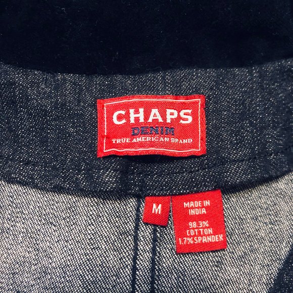 Chaps Blue Riding  Jacket - Picture 6 of 6